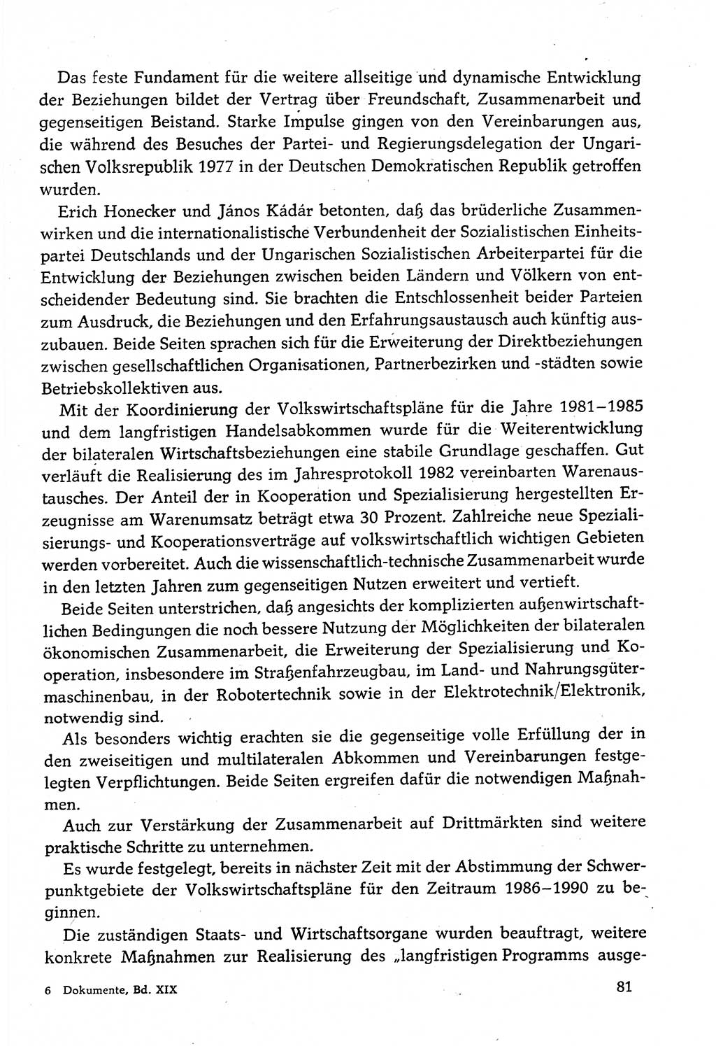 Dokumente der Sozialistischen Einheitspartei Deutschlands (SED) [Deutsche Demokratische Republik (DDR)] 1982-1983, Seite 81 (Dok. SED DDR 1982-1983, S. 81)