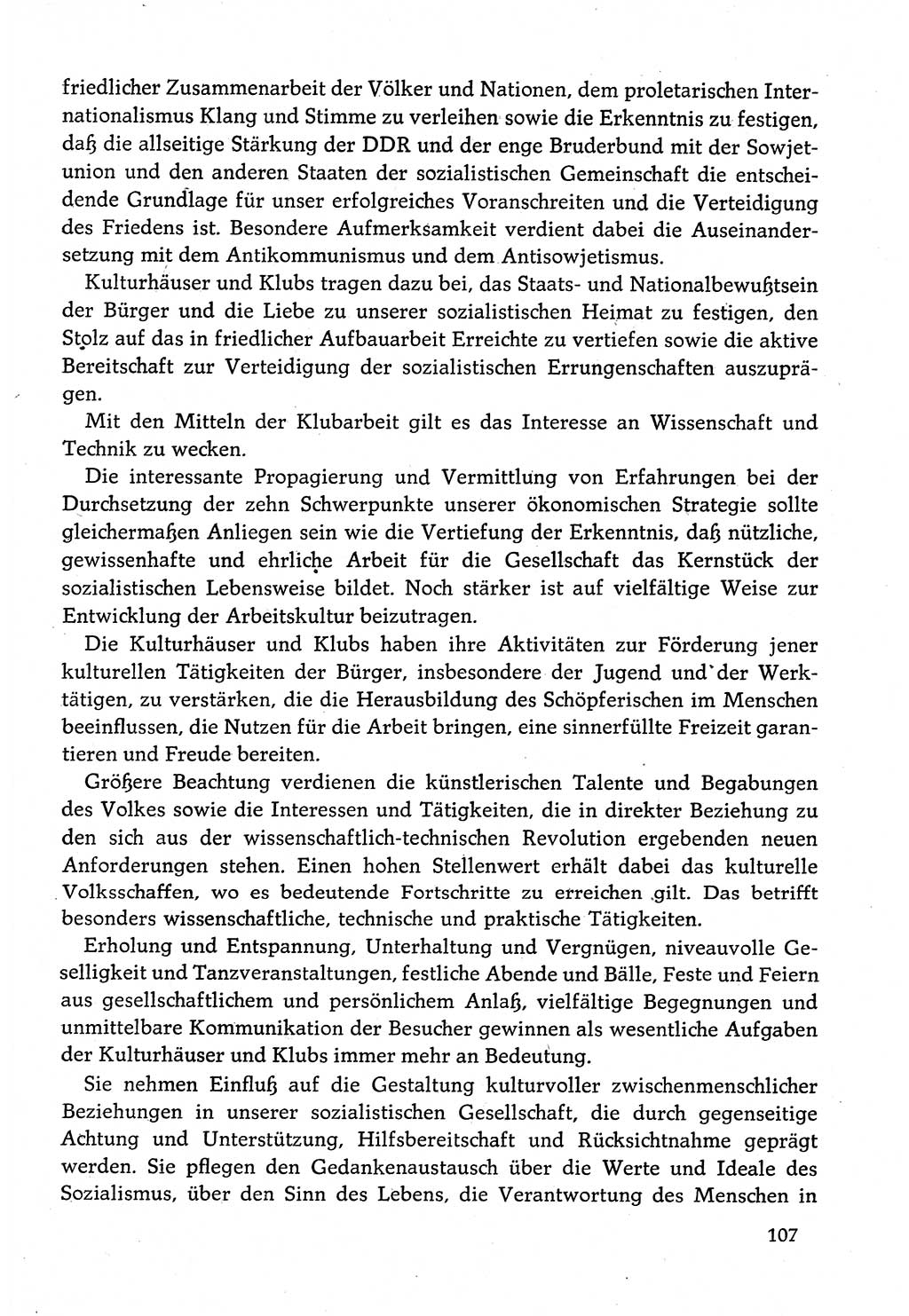 Dokumente der Sozialistischen Einheitspartei Deutschlands (SED) [Deutsche Demokratische Republik (DDR)] 1982-1983, Seite 107 (Dok. SED DDR 1982-1983, S. 107)