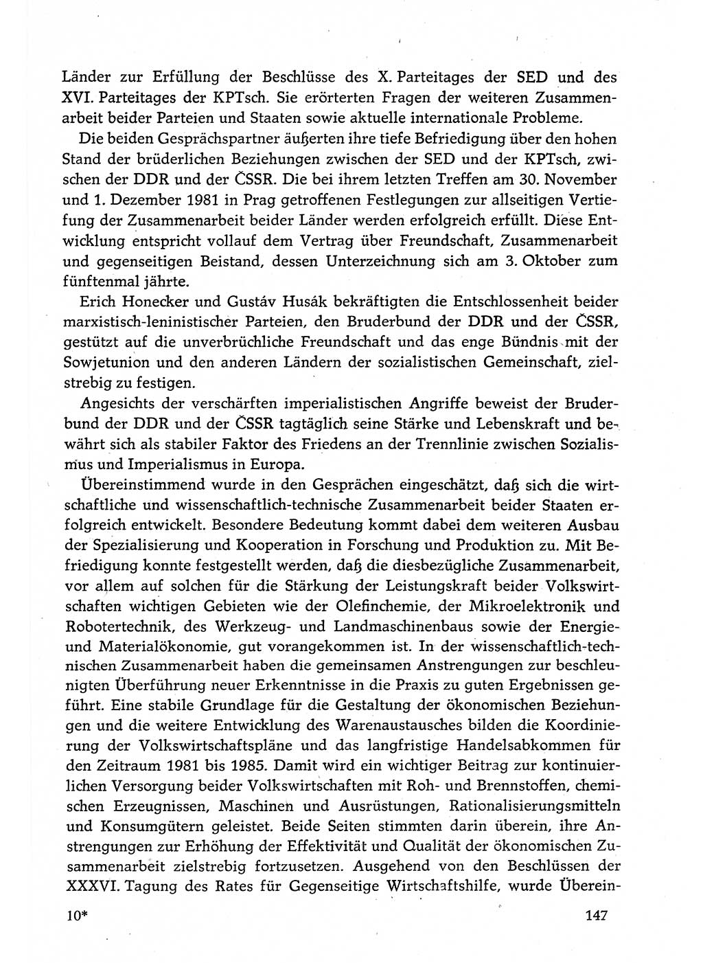 Dokumente der Sozialistischen Einheitspartei Deutschlands (SED) [Deutsche Demokratische Republik (DDR)] 1982-1983, Seite 147 (Dok. SED DDR 1982-1983, S. 147)