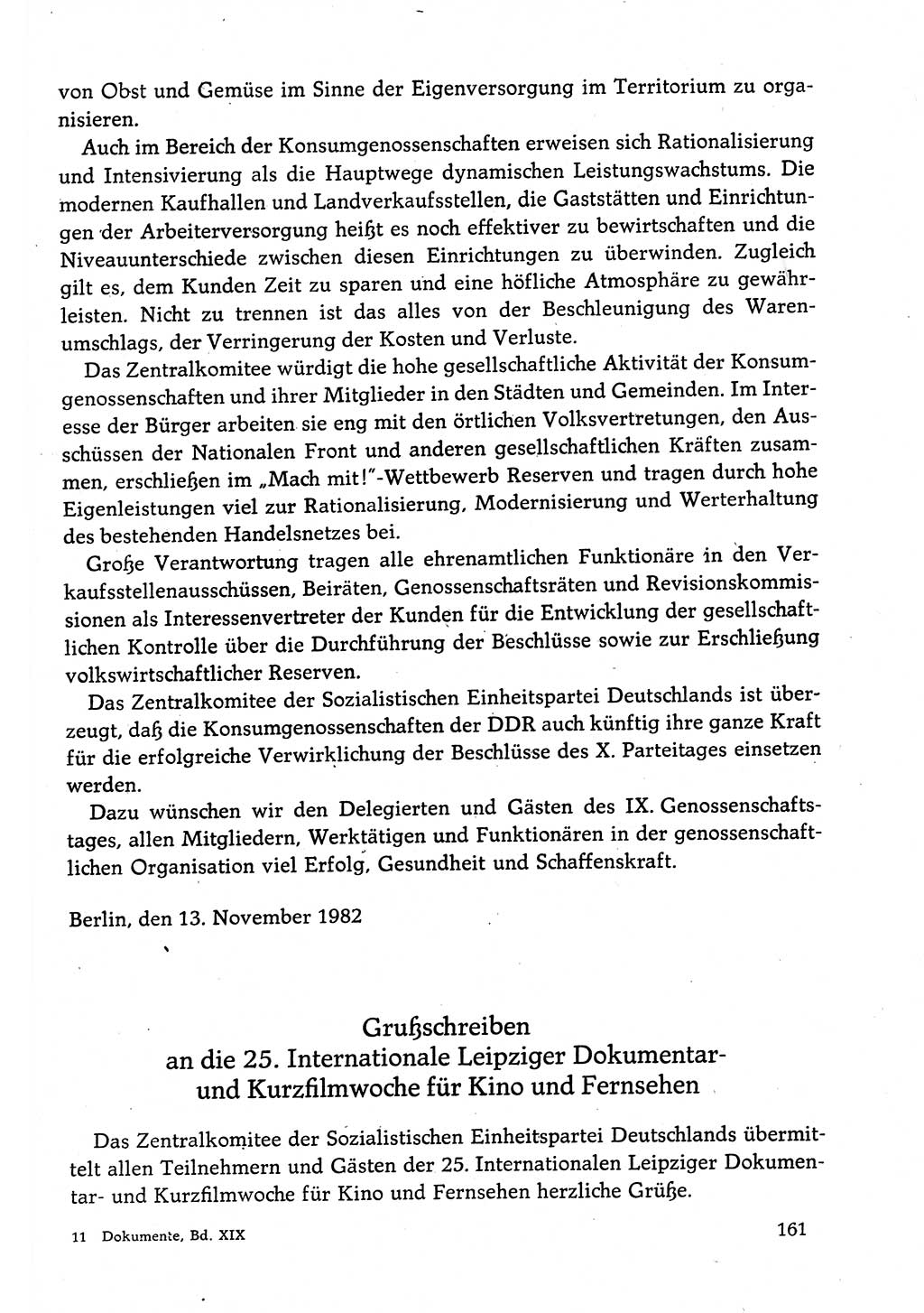 Dokumente der Sozialistischen Einheitspartei Deutschlands (SED) [Deutsche Demokratische Republik (DDR)] 1982-1983, Seite 161 (Dok. SED DDR 1982-1983, S. 161)