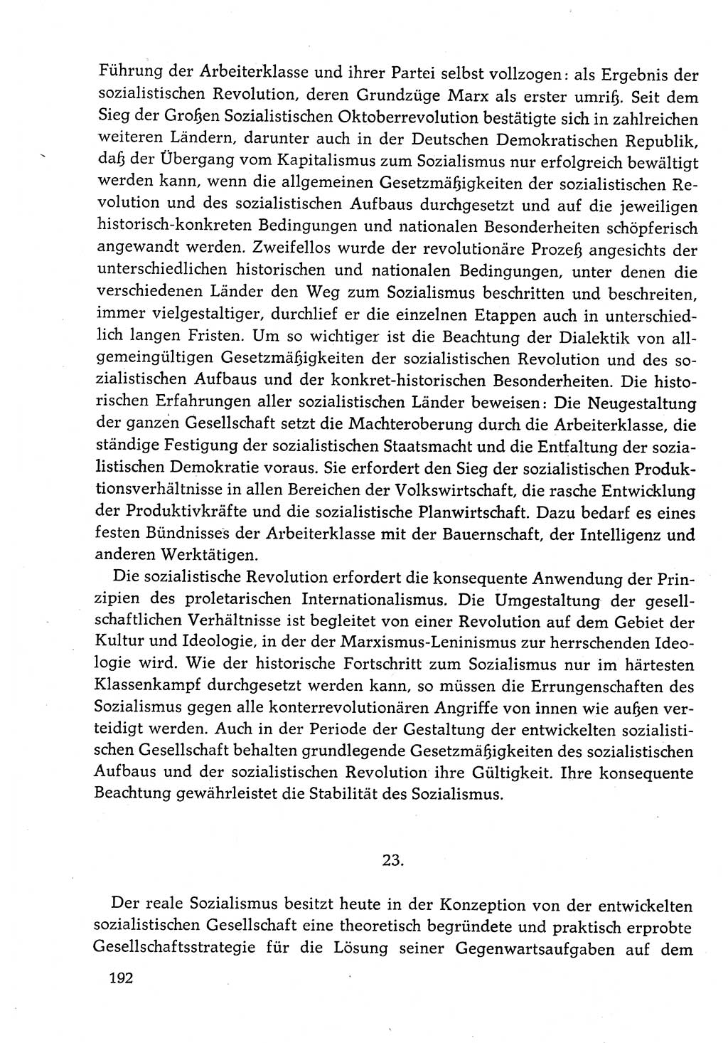 Dokumente der Sozialistischen Einheitspartei Deutschlands (SED) [Deutsche Demokratische Republik (DDR)] 1982-1983, Seite 192 (Dok. SED DDR 1982-1983, S. 192)