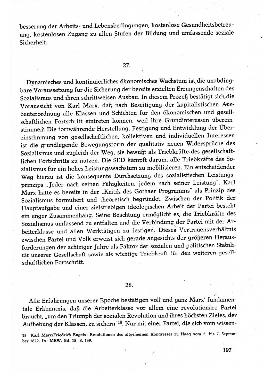 Dokumente der Sozialistischen Einheitspartei Deutschlands (SED) [Deutsche Demokratische Republik (DDR)] 1982-1983, Seite 197 (Dok. SED DDR 1982-1983, S. 197)