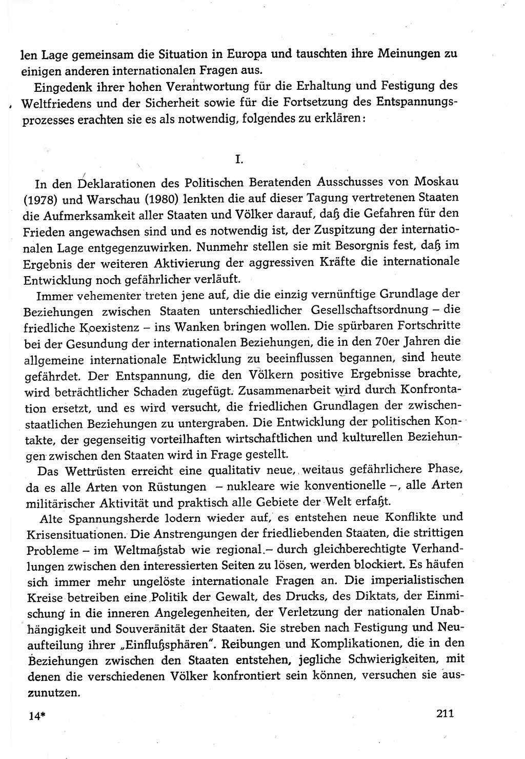 Dokumente der Sozialistischen Einheitspartei Deutschlands (SED) [Deutsche Demokratische Republik (DDR)] 1982-1983, Seite 211 (Dok. SED DDR 1982-1983, S. 211)