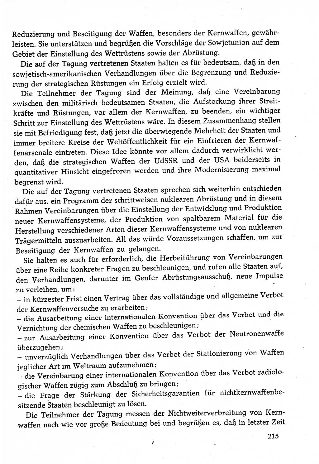 Dokumente der Sozialistischen Einheitspartei Deutschlands (SED) [Deutsche Demokratische Republik (DDR)] 1982-1983, Seite 215 (Dok. SED DDR 1982-1983, S. 215)
