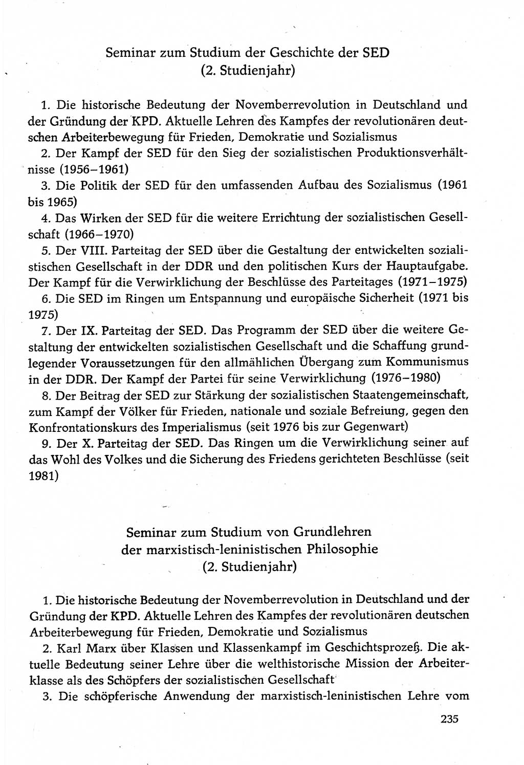 Dokumente der Sozialistischen Einheitspartei Deutschlands (SED) [Deutsche Demokratische Republik (DDR)] 1982-1983, Seite 235 (Dok. SED DDR 1982-1983, S. 235)