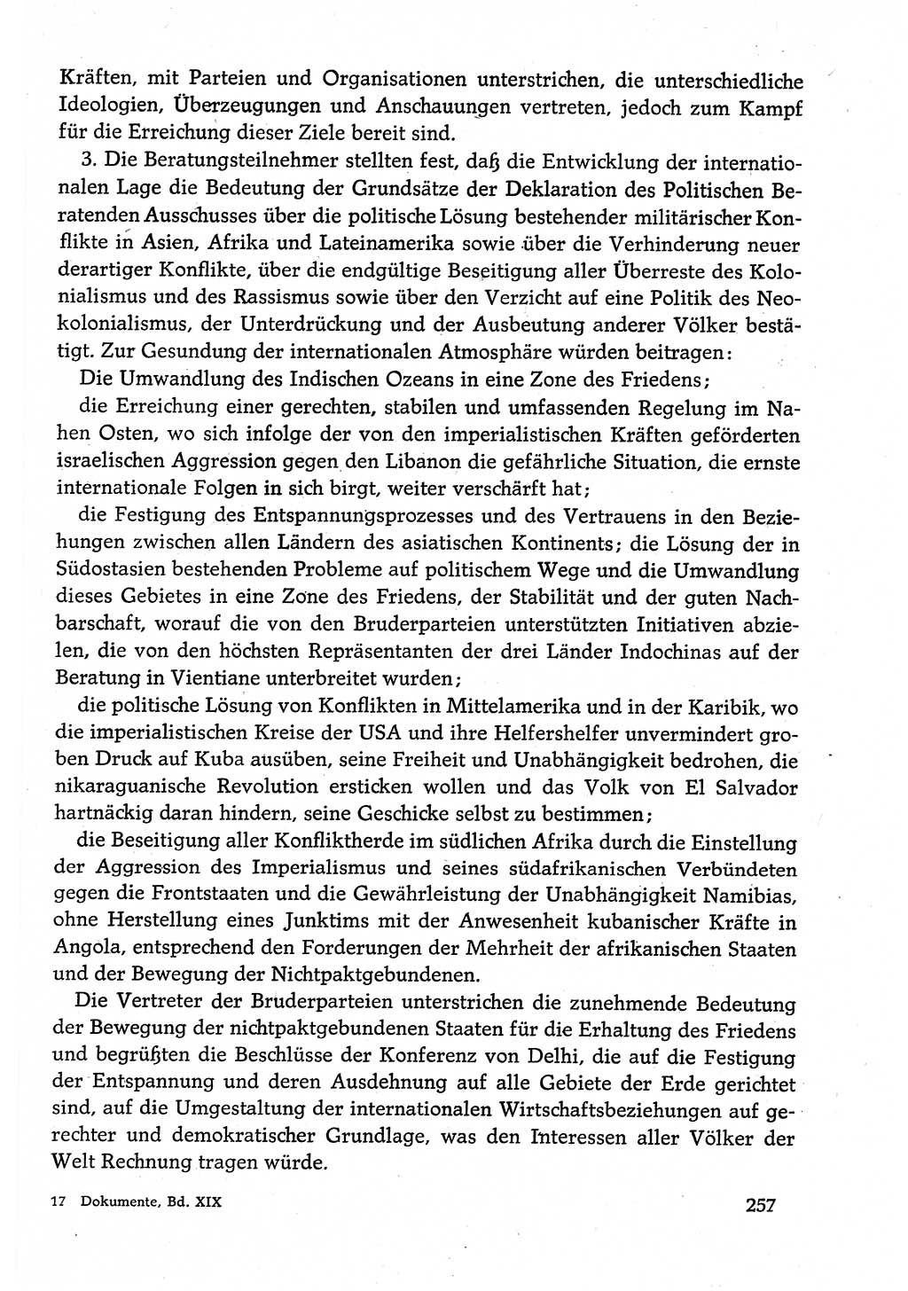 Dokumente der Sozialistischen Einheitspartei Deutschlands (SED) [Deutsche Demokratische Republik (DDR)] 1982-1983, Seite 257 (Dok. SED DDR 1982-1983, S. 257)
