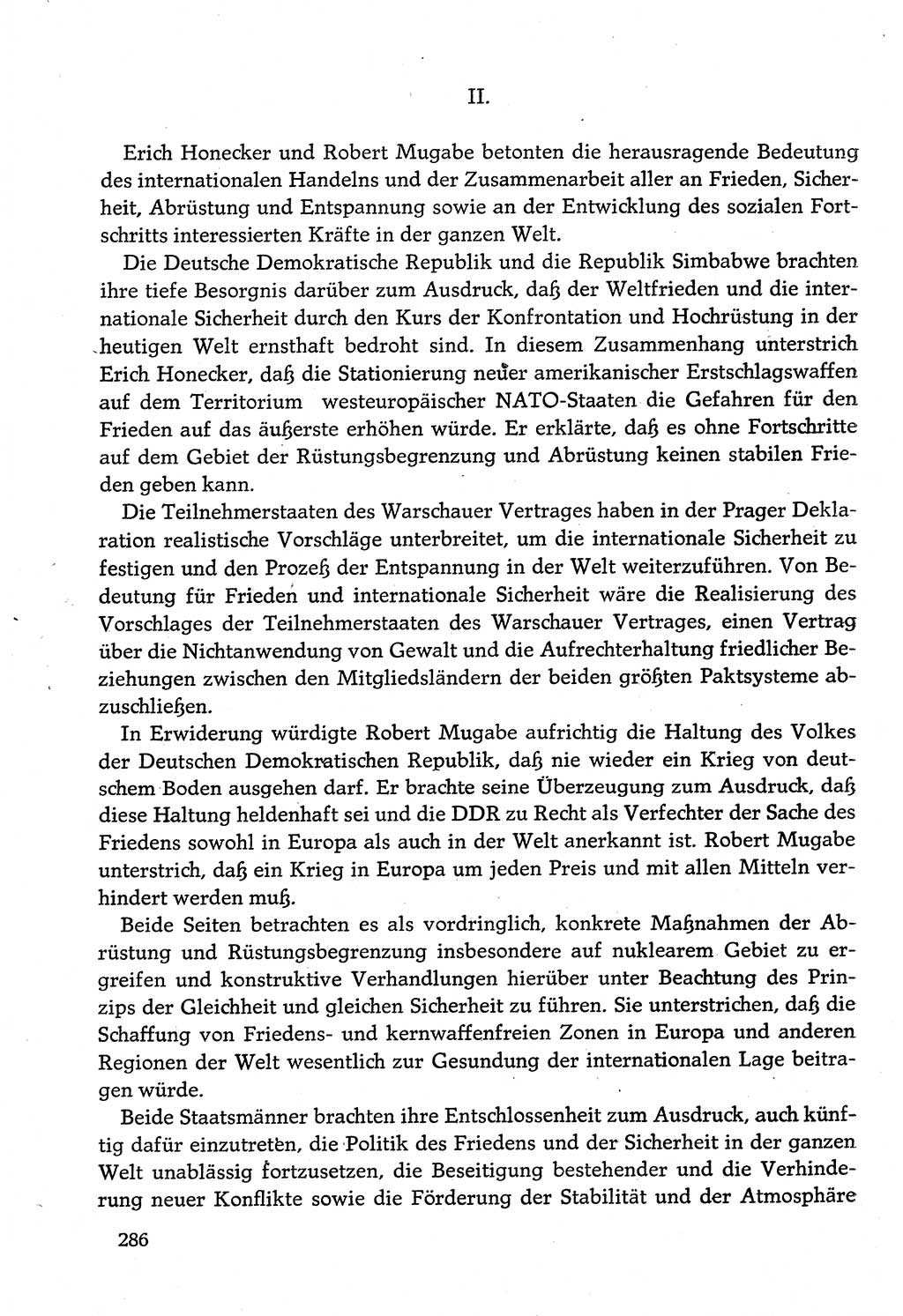 Dokumente der Sozialistischen Einheitspartei Deutschlands (SED) [Deutsche Demokratische Republik (DDR)] 1982-1983, Seite 286 (Dok. SED DDR 1982-1983, S. 286)