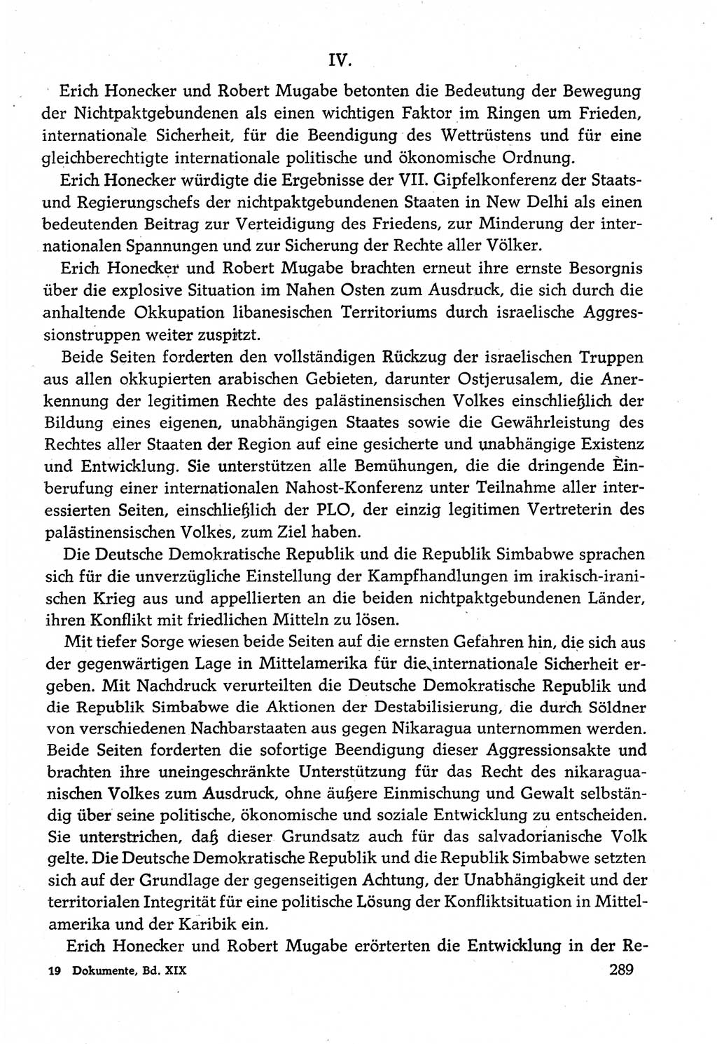 Dokumente der Sozialistischen Einheitspartei Deutschlands (SED) [Deutsche Demokratische Republik (DDR)] 1982-1983, Seite 289 (Dok. SED DDR 1982-1983, S. 289)