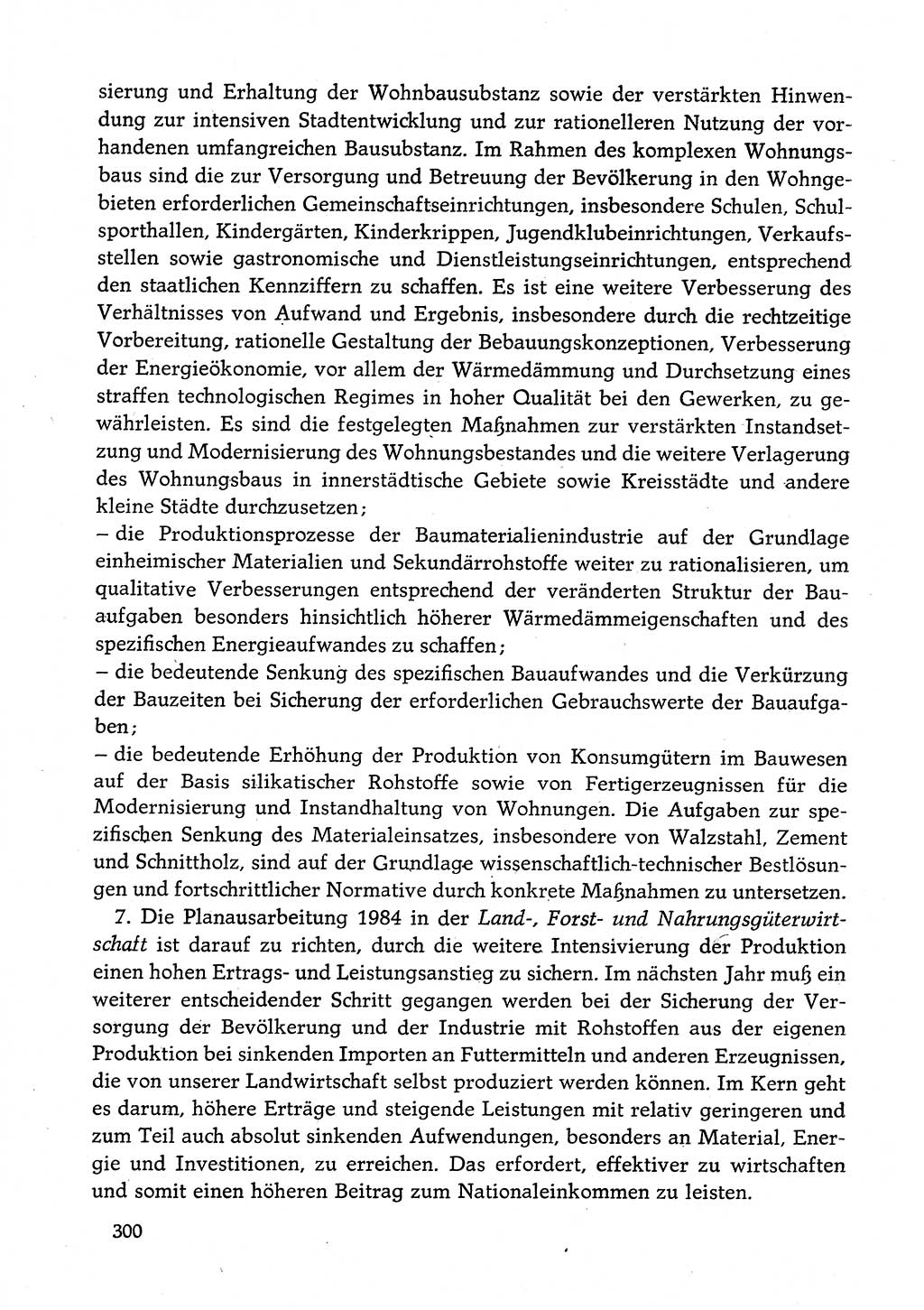Dokumente der Sozialistischen Einheitspartei Deutschlands (SED) [Deutsche Demokratische Republik (DDR)] 1982-1983, Seite 300 (Dok. SED DDR 1982-1983, S. 300)