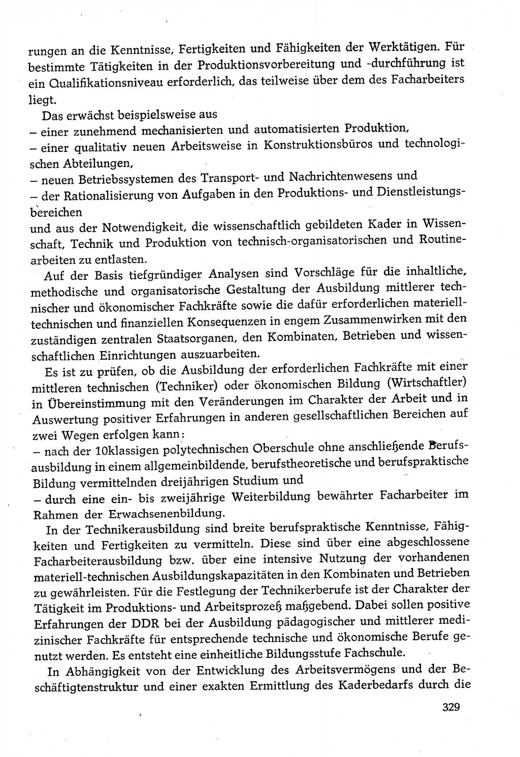 Dokumente der Sozialistischen Einheitspartei Deutschlands (SED) [Deutsche Demokratische Republik (DDR)] 1982-1983, Seite 329 (Dok. SED DDR 1982-1983, S. 329)