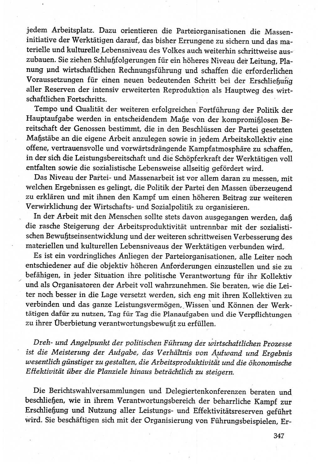 Dokumente der Sozialistischen Einheitspartei Deutschlands (SED) [Deutsche Demokratische Republik (DDR)] 1982-1983, Seite 347 (Dok. SED DDR 1982-1983, S. 347)