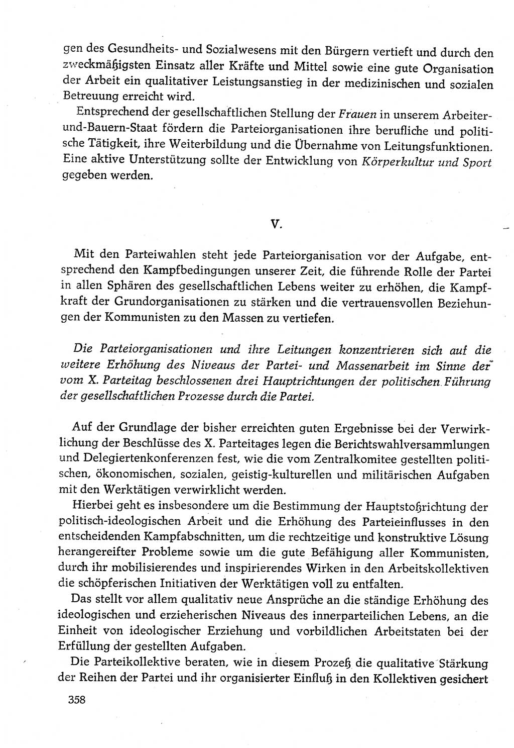 Dokumente der Sozialistischen Einheitspartei Deutschlands (SED) [Deutsche Demokratische Republik (DDR)] 1982-1983, Seite 358 (Dok. SED DDR 1982-1983, S. 358)