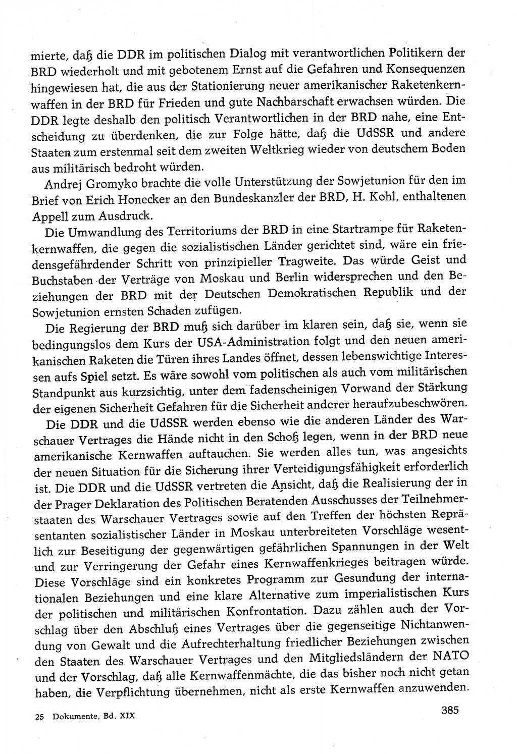 Dokumente der Sozialistischen Einheitspartei Deutschlands (SED) [Deutsche Demokratische Republik (DDR)] 1982-1983, Seite 385 (Dok. SED DDR 1982-1983, S. 385)