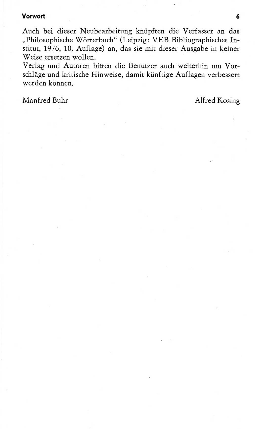 Kleines Wörterbuch der marxistisch-leninistischen Philosophie [Deutsche Demokratische Republik (DDR)] 1982, Seite 6 (Kl. Wb. ML Phil. DDR 1982, S. 6)