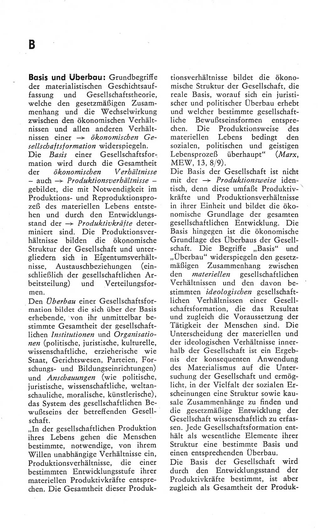 Kleines Wörterbuch der marxistisch-leninistischen Philosophie [Deutsche Demokratische Republik (DDR)] 1982, Seite 46 (Kl. Wb. ML Phil. DDR 1982, S. 46)