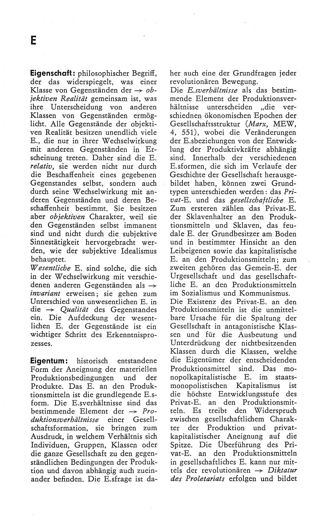 Kleines Wörterbuch der marxistisch-leninistischen Philosophie [Deutsche Demokratische Republik (DDR)] 1982, Seite 84 (Kl. Wb. ML Phil. DDR 1982, S. 84)