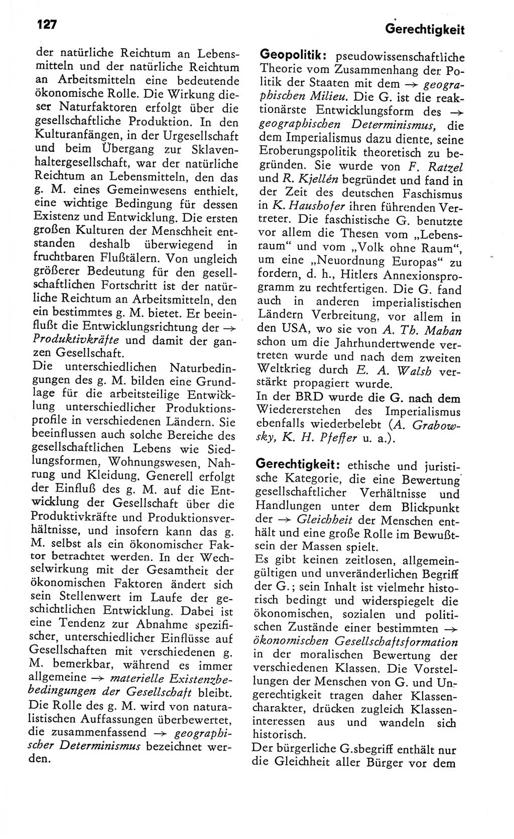 Kleines Wörterbuch der marxistisch-leninistischen Philosophie [Deutsche Demokratische Republik (DDR)] 1982, Seite 127 (Kl. Wb. ML Phil. DDR 1982, S. 127)