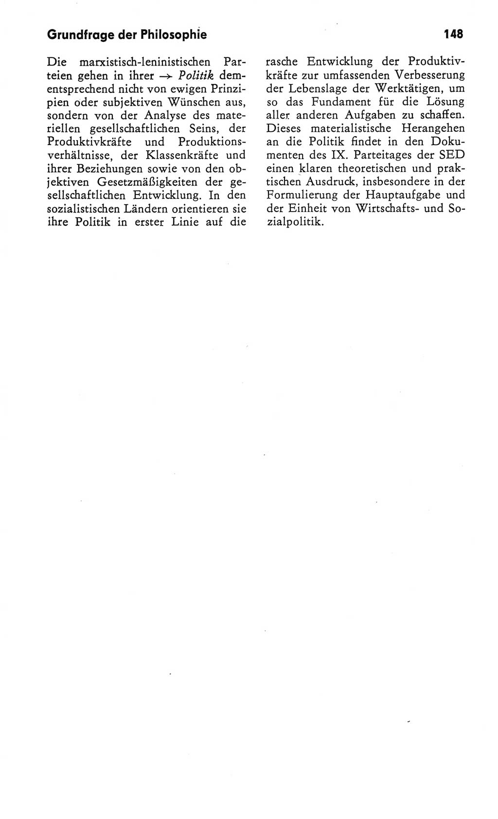 Kleines Wörterbuch der marxistisch-leninistischen Philosophie [Deutsche Demokratische Republik (DDR)] 1982, Seite 148 (Kl. Wb. ML Phil. DDR 1982, S. 148)