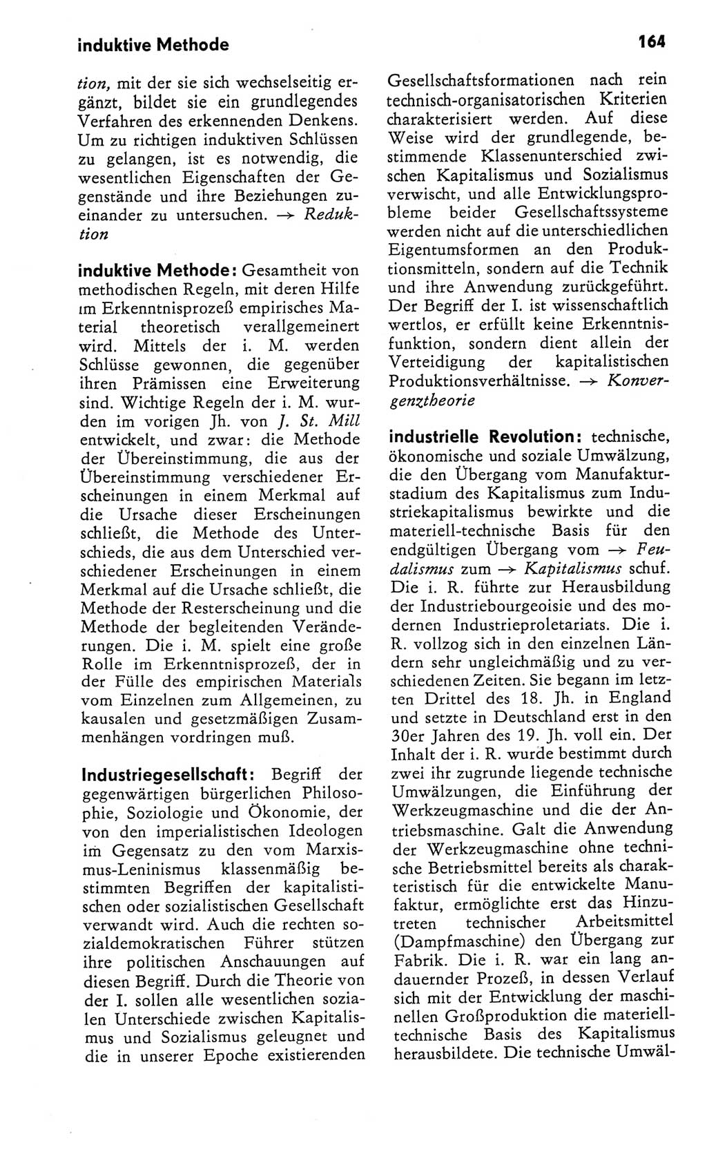 Kleines Wörterbuch der marxistisch-leninistischen Philosophie [Deutsche Demokratische Republik (DDR)] 1982, Seite 164 (Kl. Wb. ML Phil. DDR 1982, S. 164)