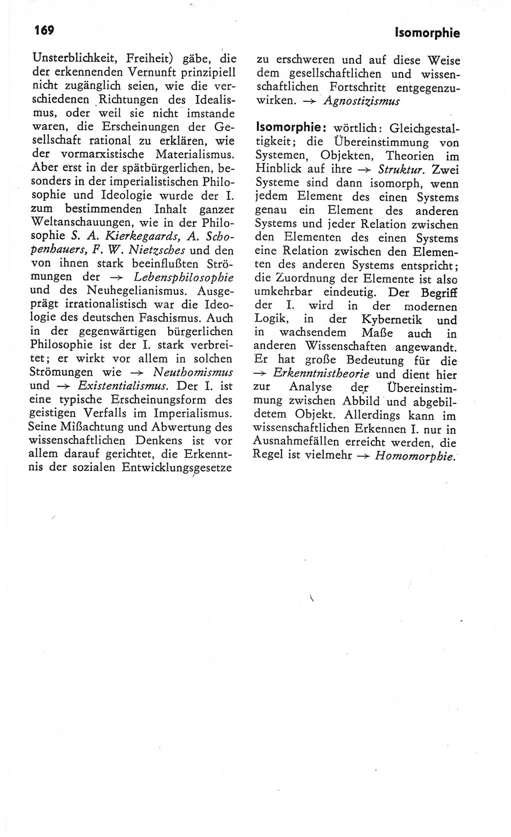 Kleines Wörterbuch der marxistisch-leninistischen Philosophie [Deutsche Demokratische Republik (DDR)] 1982, Seite 169 (Kl. Wb. ML Phil. DDR 1982, S. 169)
