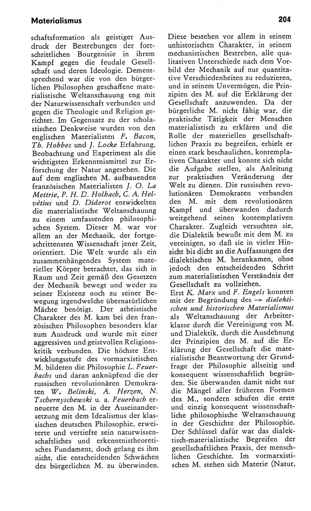 Kleines Wörterbuch der marxistisch-leninistischen Philosophie [Deutsche Demokratische Republik (DDR)] 1982, Seite 204 (Kl. Wb. ML Phil. DDR 1982, S. 204)