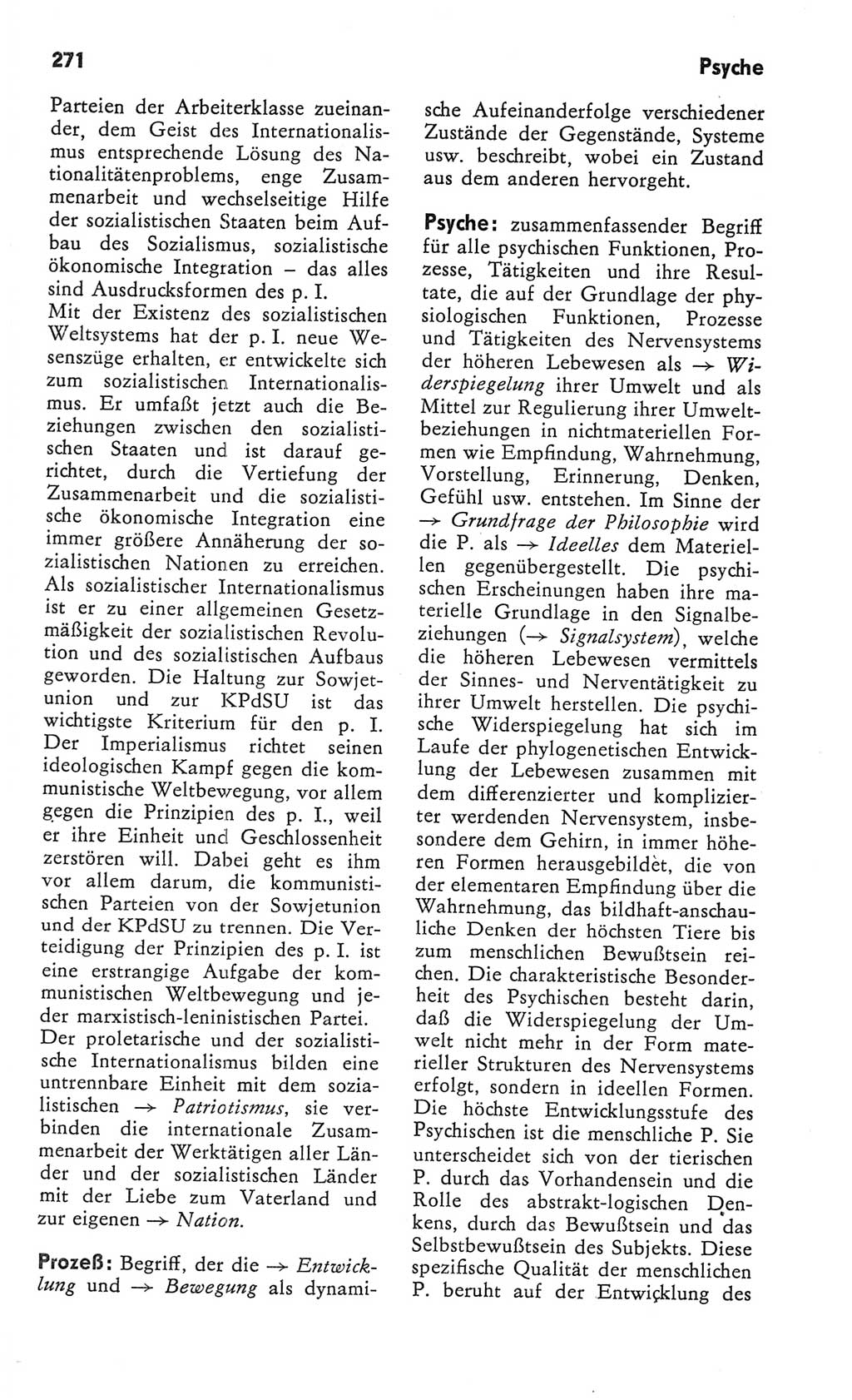 Kleines Wörterbuch der marxistisch-leninistischen Philosophie [Deutsche Demokratische Republik (DDR)] 1982, Seite 271 (Kl. Wb. ML Phil. DDR 1982, S. 271)