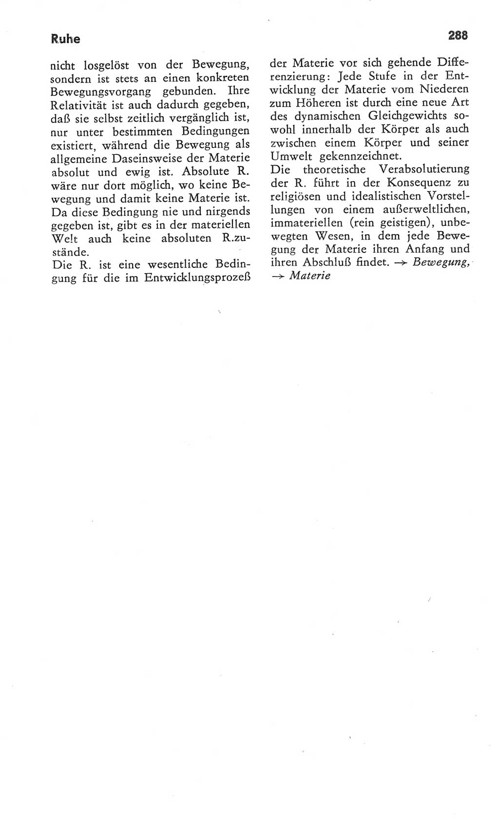 Kleines Wörterbuch der marxistisch-leninistischen Philosophie [Deutsche Demokratische Republik (DDR)] 1982, Seite 288 (Kl. Wb. ML Phil. DDR 1982, S. 288)