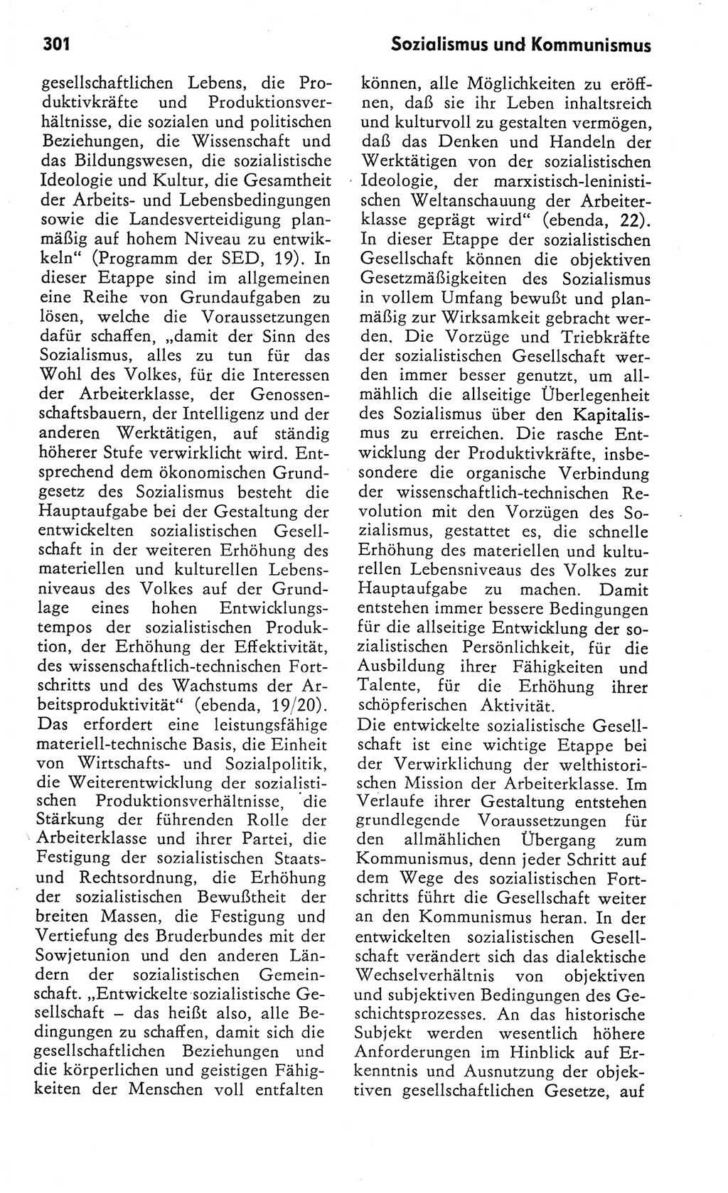 Kleines Wörterbuch der marxistisch-leninistischen Philosophie [Deutsche Demokratische Republik (DDR)] 1982, Seite 301 (Kl. Wb. ML Phil. DDR 1982, S. 301)