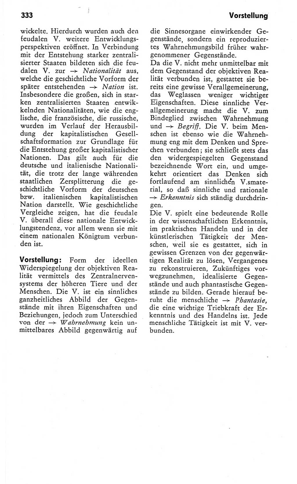 Kleines Wörterbuch der marxistisch-leninistischen Philosophie [Deutsche Demokratische Republik (DDR)] 1982, Seite 333 (Kl. Wb. ML Phil. DDR 1982, S. 333)