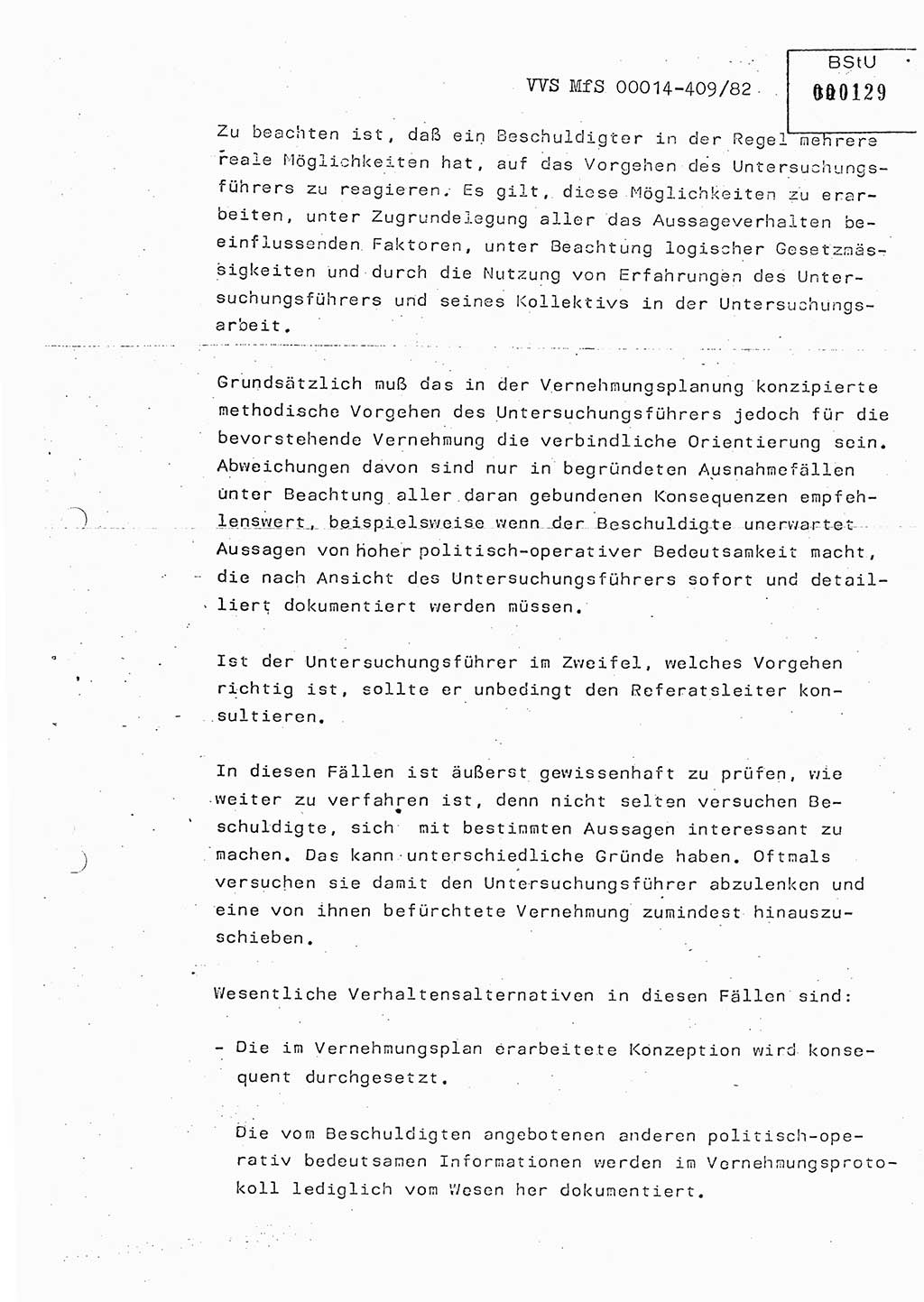 Lektion Ministerium für Staatssicherheit (MfS) [Deutsche Demokratische Republik (DDR)], Hauptabteilung (HA) Ⅸ, Vertrauliche Verschlußsache (VVS) o014-409/82, Berlin 1982, Seite 32 (Lekt. MfS DDR HA Ⅸ VVS o014-409/82 1982, S. 32)