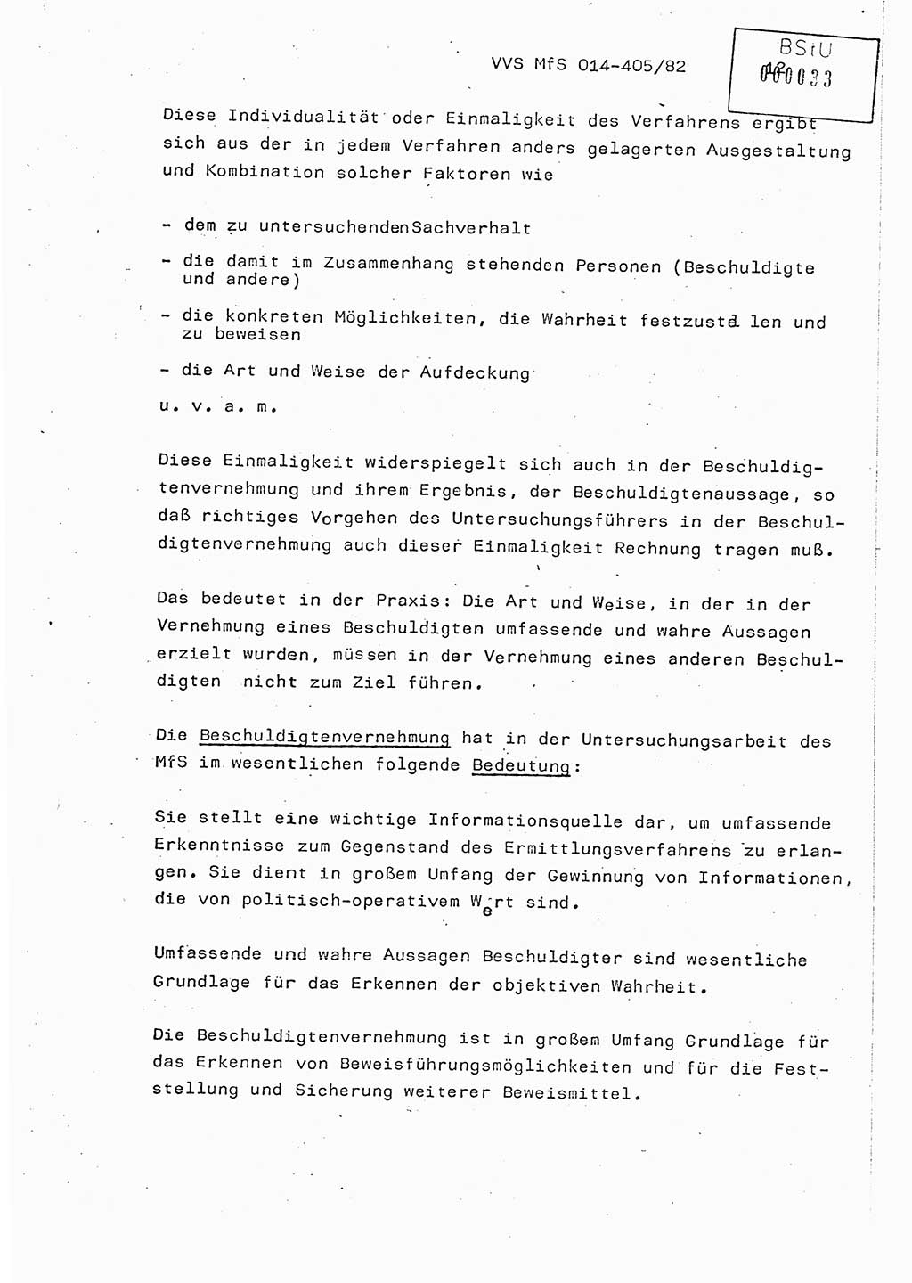 Lektion Ministerium für Staatssicherheit (MfS) [Deutsche Demokratische Republik (DDR)], Hauptabteilung (HA) Ⅸ, Vertrauliche Verschlußsache (VVS) o014-406/82, Berlin 1982, Seite 12 (Lekt. MfS DDR HA Ⅸ VVS o014-406/82 1982, S. 12)