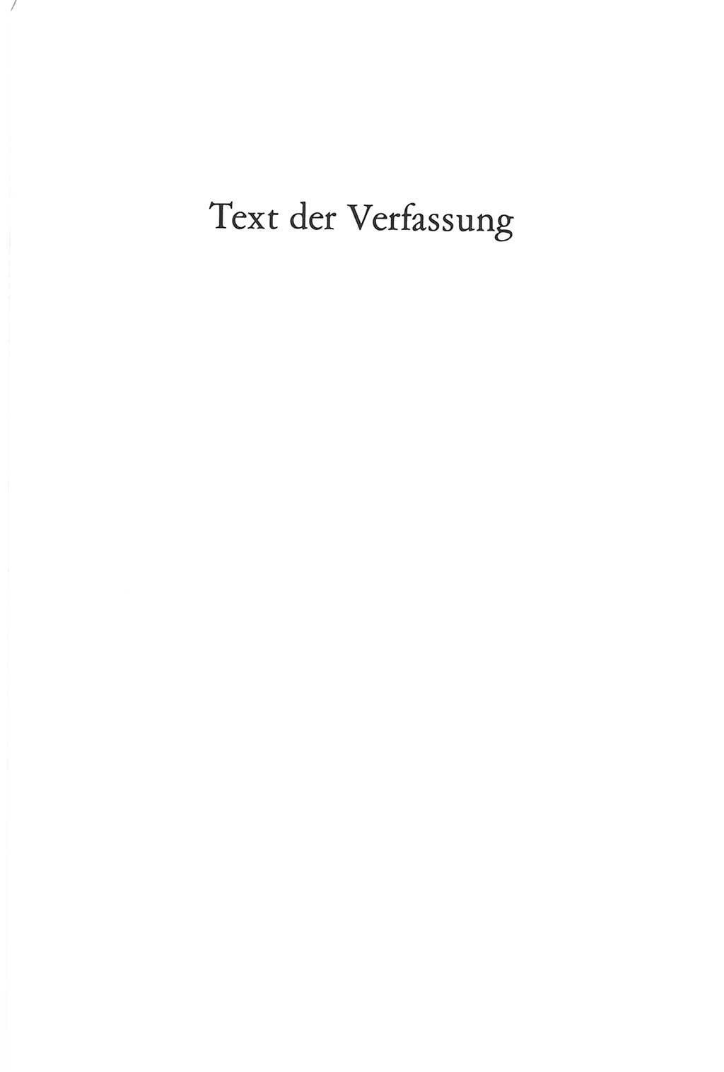 Die sozialistische Verfassung der Deutschen Demokratischen Republik (DDR), Kommentar 1982, Seite 1 (Soz. Verf. DDR Komm. 1982, S. 1)