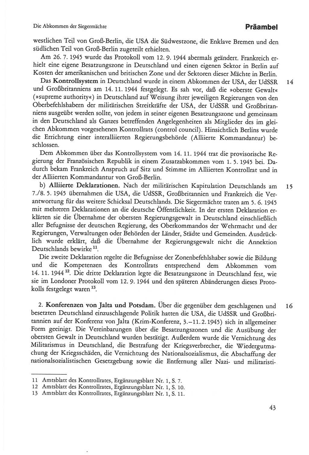 Die sozialistische Verfassung der Deutschen Demokratischen Republik (DDR), Kommentar 1982, Seite 43 (Soz. Verf. DDR Komm. 1982, S. 43)