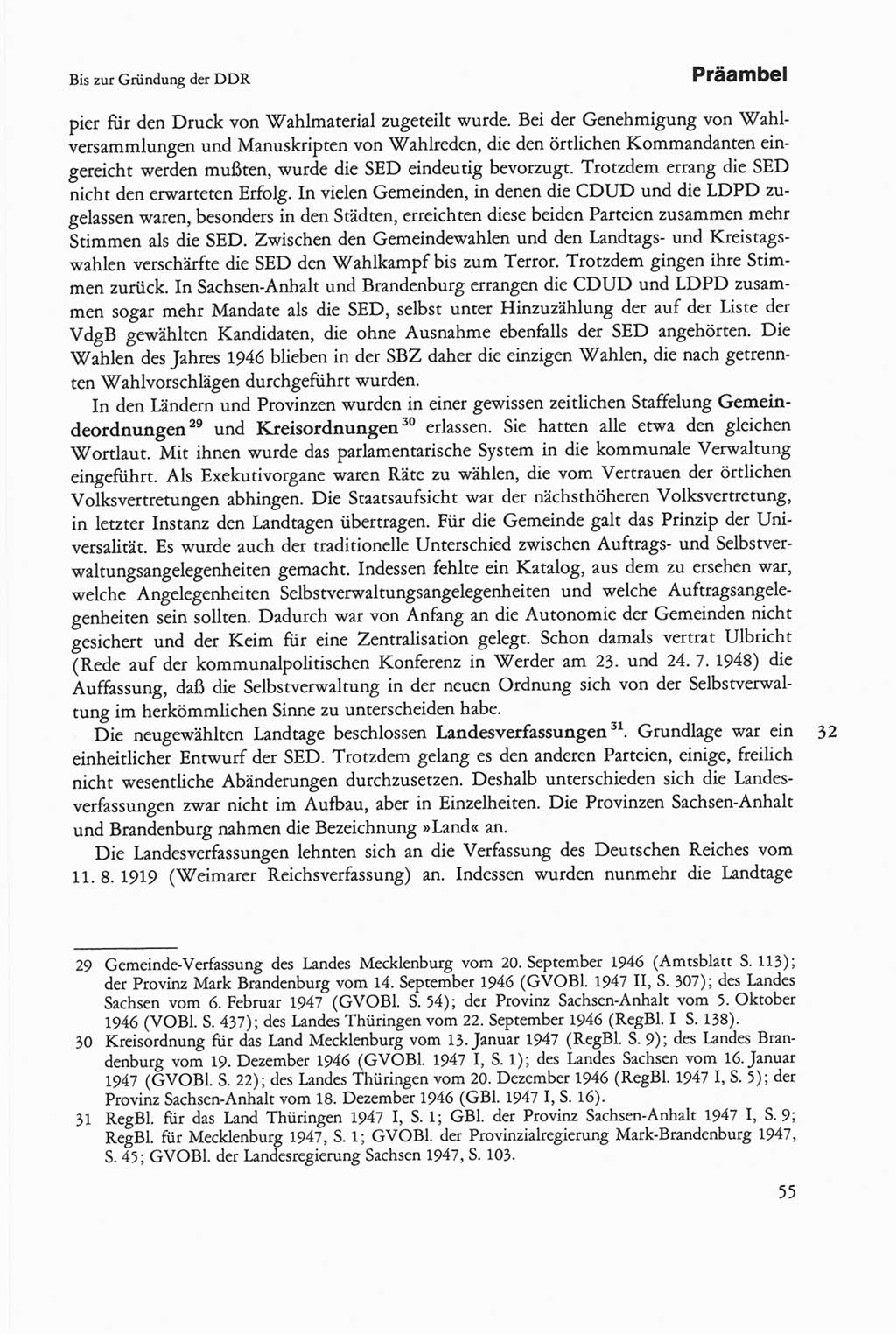 Die sozialistische Verfassung der Deutschen Demokratischen Republik (DDR), Kommentar 1982, Seite 55 (Soz. Verf. DDR Komm. 1982, S. 55)