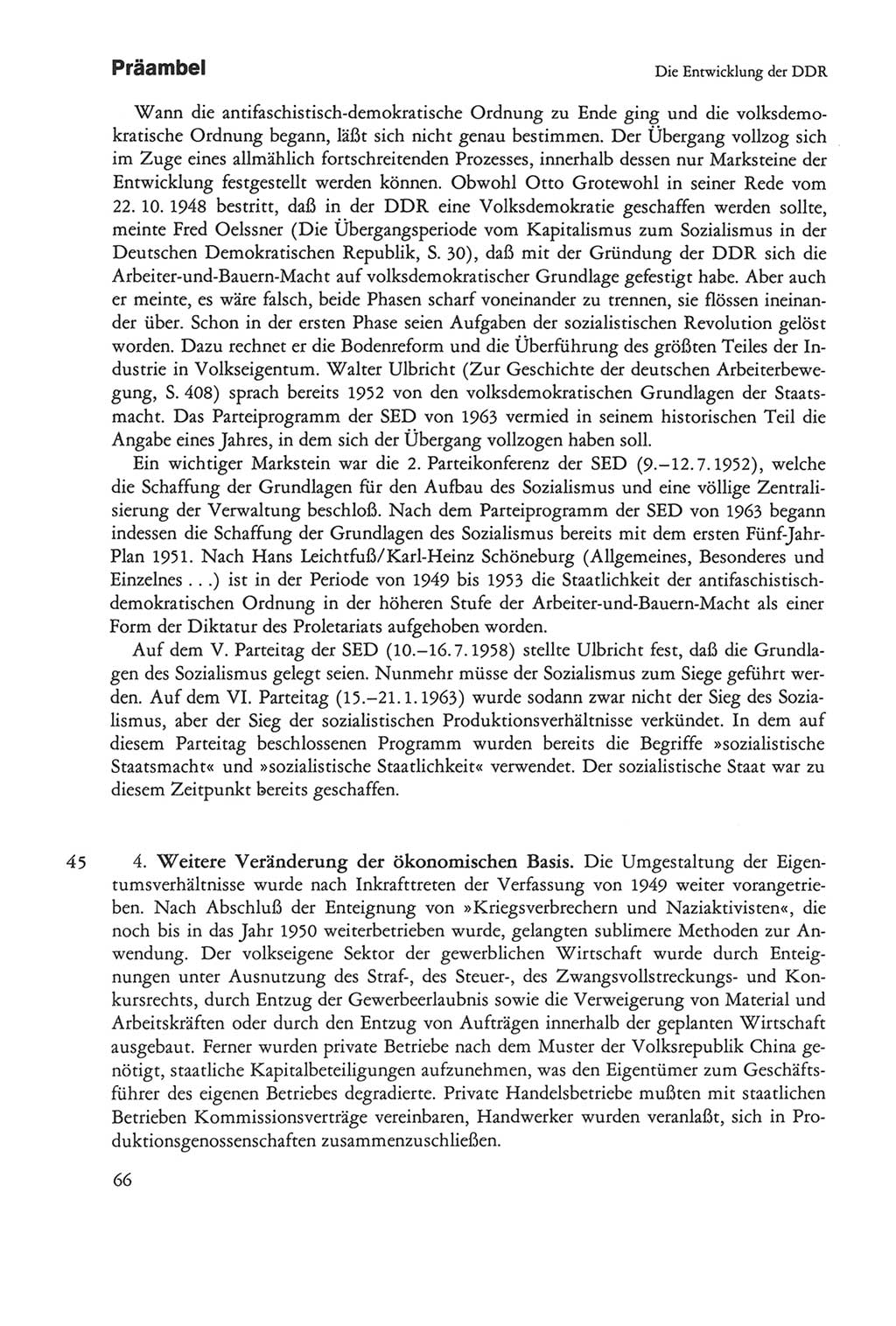 Die sozialistische Verfassung der Deutschen Demokratischen Republik (DDR), Kommentar 1982, Seite 66 (Soz. Verf. DDR Komm. 1982, S. 66)
