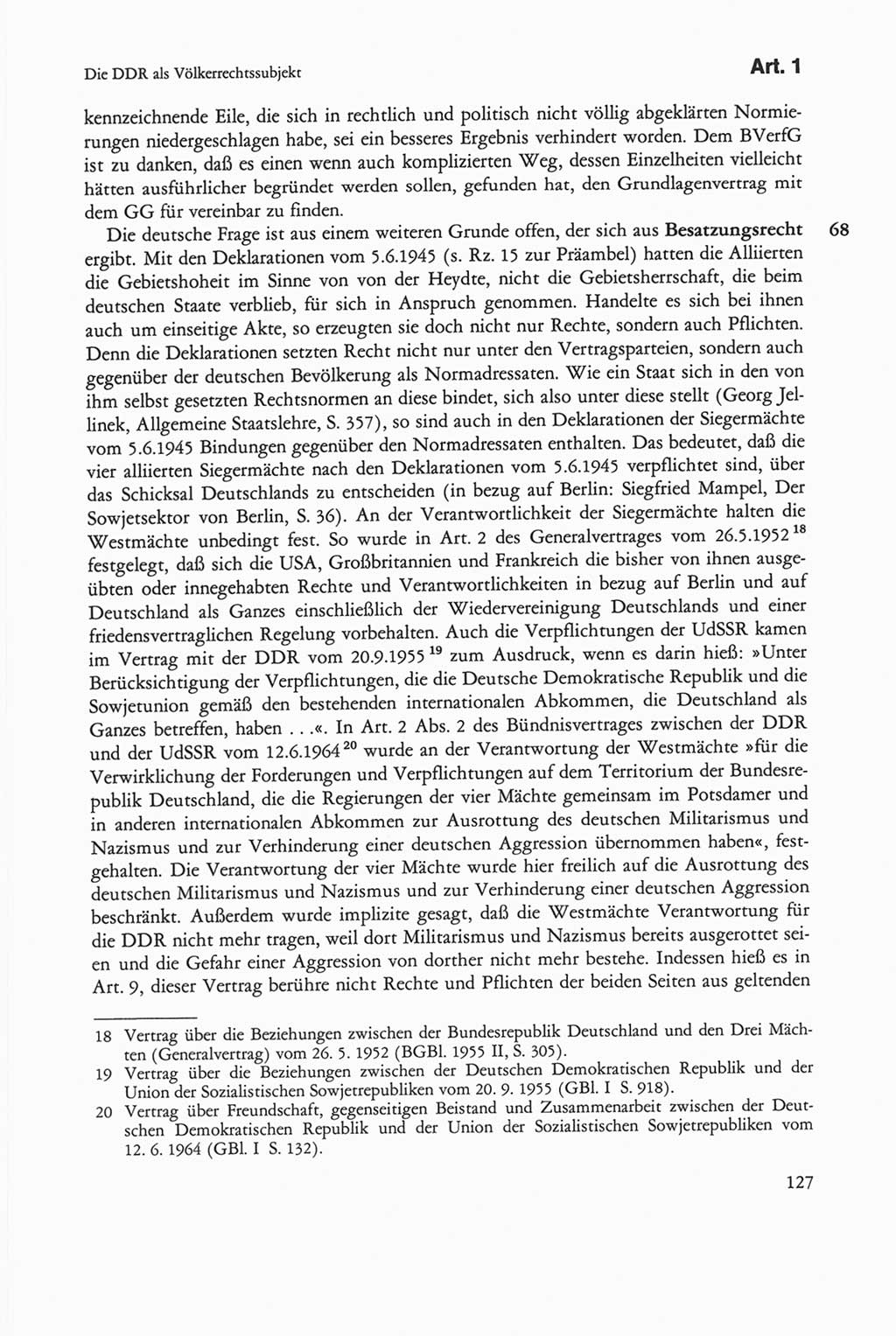 Die sozialistische Verfassung der Deutschen Demokratischen Republik (DDR), Kommentar 1982, Seite 127 (Soz. Verf. DDR Komm. 1982, S. 127)