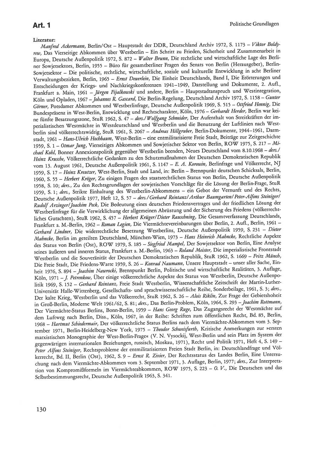 Die sozialistische Verfassung der Deutschen Demokratischen Republik (DDR), Kommentar 1982, Seite 130 (Soz. Verf. DDR Komm. 1982, S. 130)