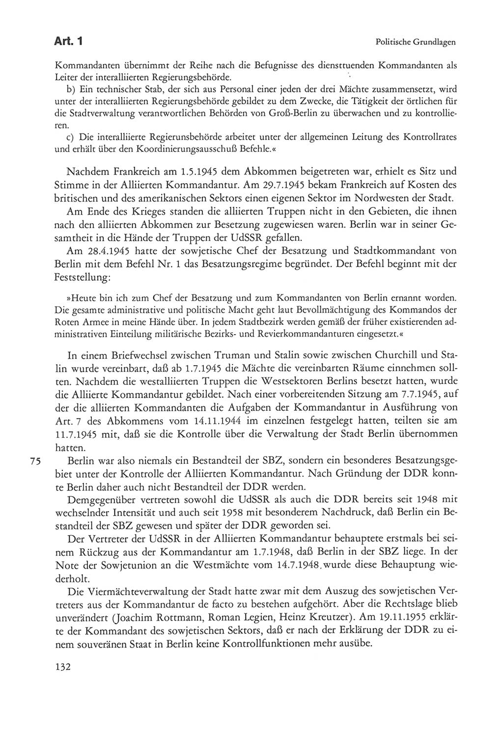 Die sozialistische Verfassung der Deutschen Demokratischen Republik (DDR), Kommentar 1982, Seite 132 (Soz. Verf. DDR Komm. 1982, S. 132)