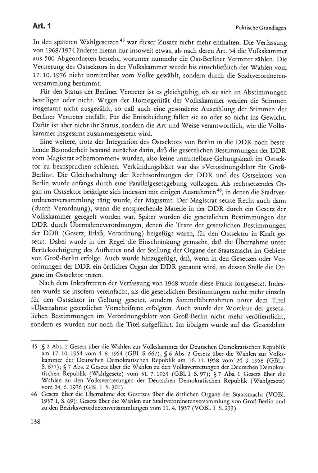Die sozialistische Verfassung der Deutschen Demokratischen Republik (DDR), Kommentar 1982, Seite 138 (Soz. Verf. DDR Komm. 1982, S. 138)