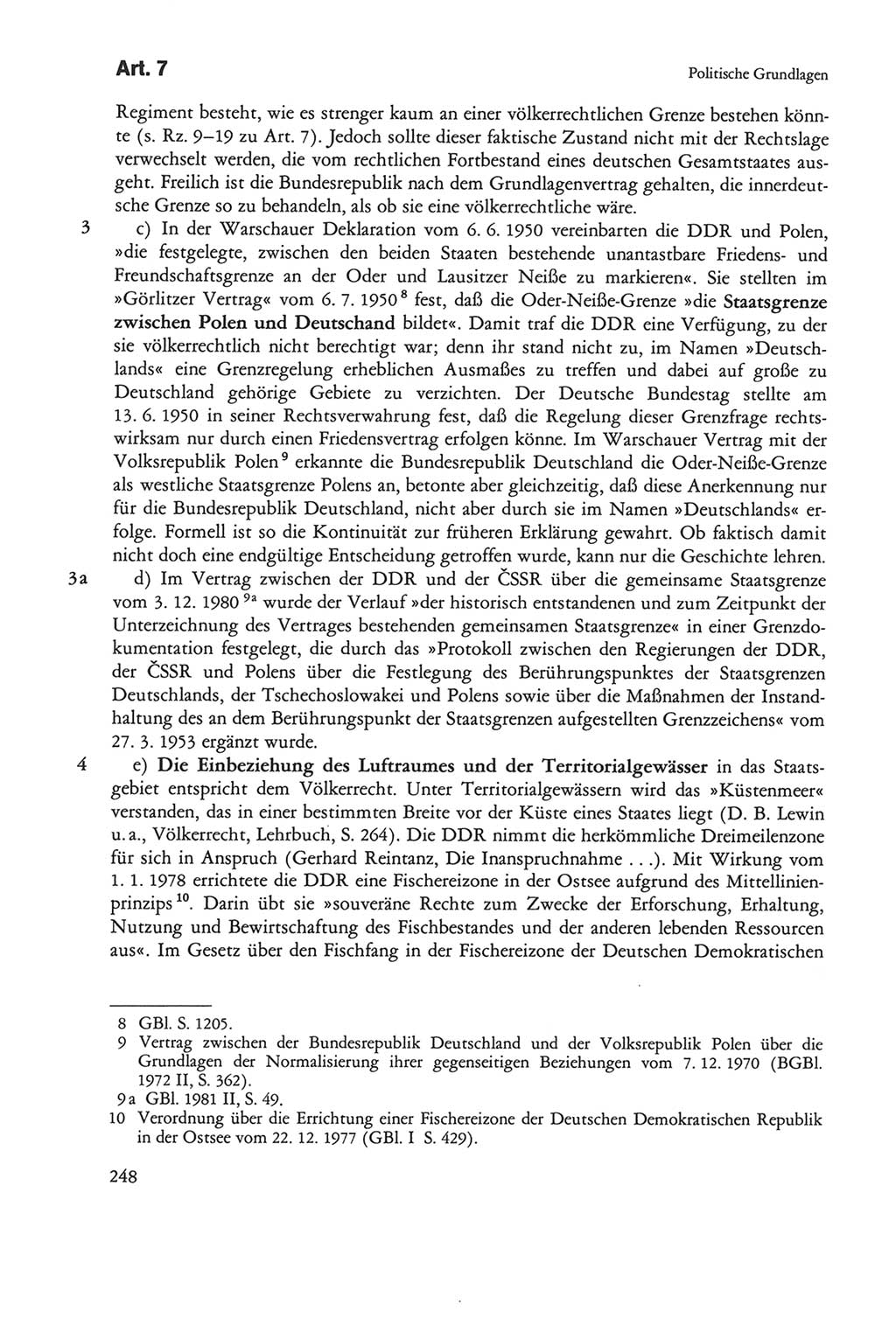 Die sozialistische Verfassung der Deutschen Demokratischen Republik (DDR), Kommentar 1982, Seite 248 (Soz. Verf. DDR Komm. 1982, S. 248)