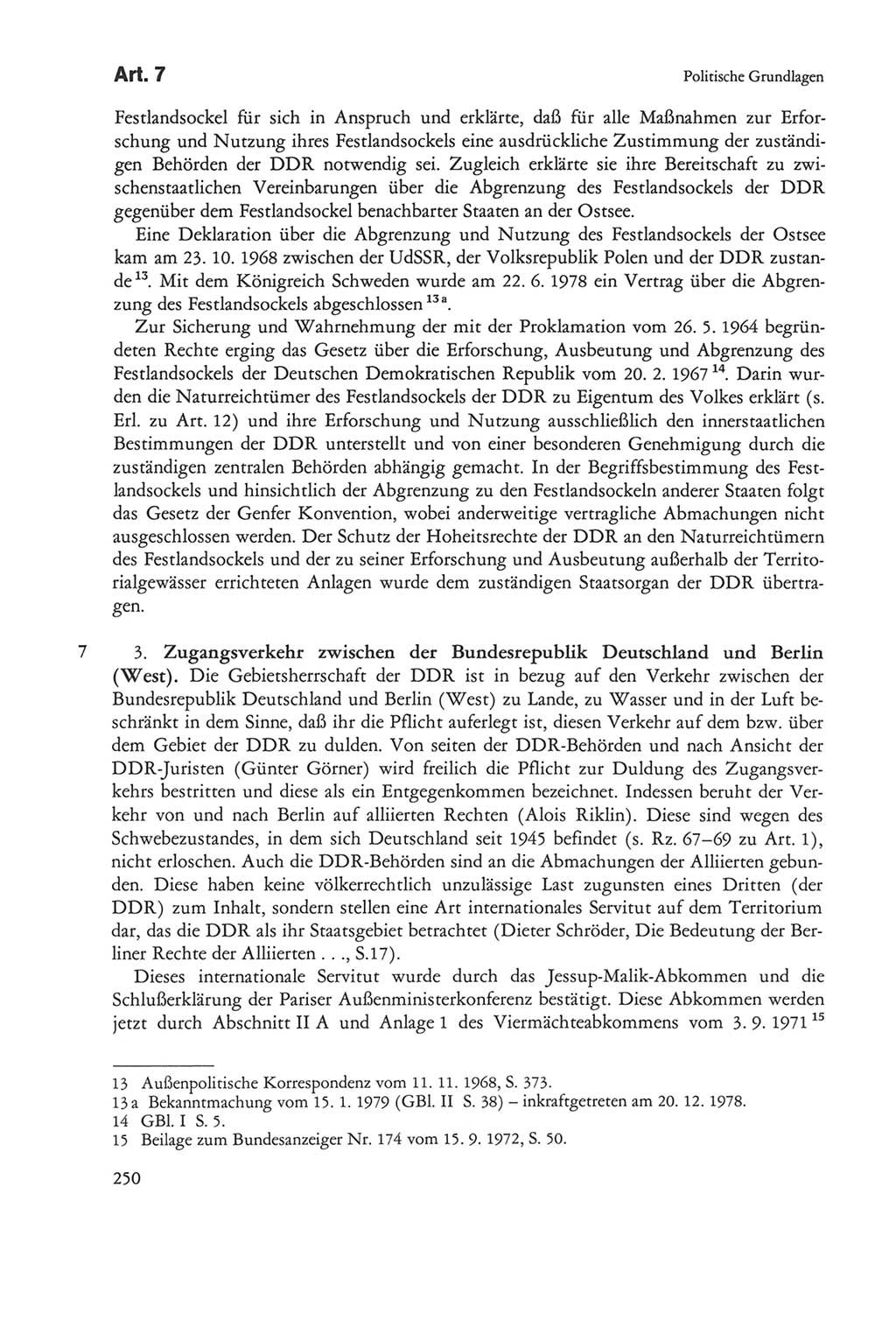 Die sozialistische Verfassung der Deutschen Demokratischen Republik (DDR), Kommentar 1982, Seite 250 (Soz. Verf. DDR Komm. 1982, S. 250)