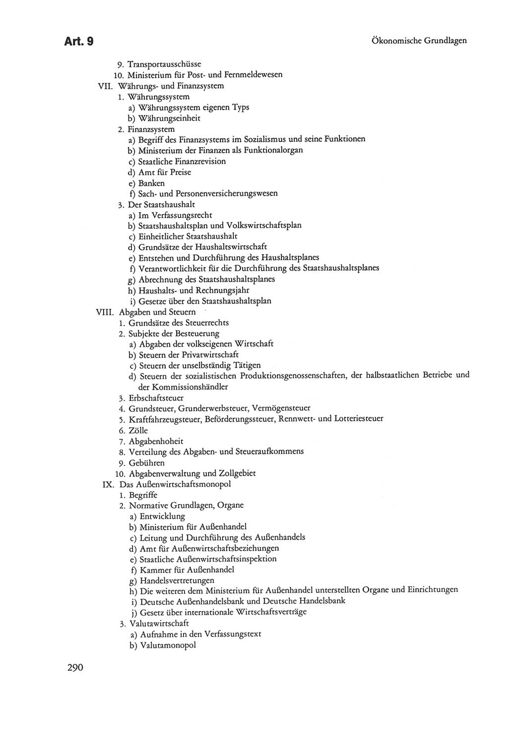 Die sozialistische Verfassung der Deutschen Demokratischen Republik (DDR), Kommentar 1982, Seite 290 (Soz. Verf. DDR Komm. 1982, S. 290)