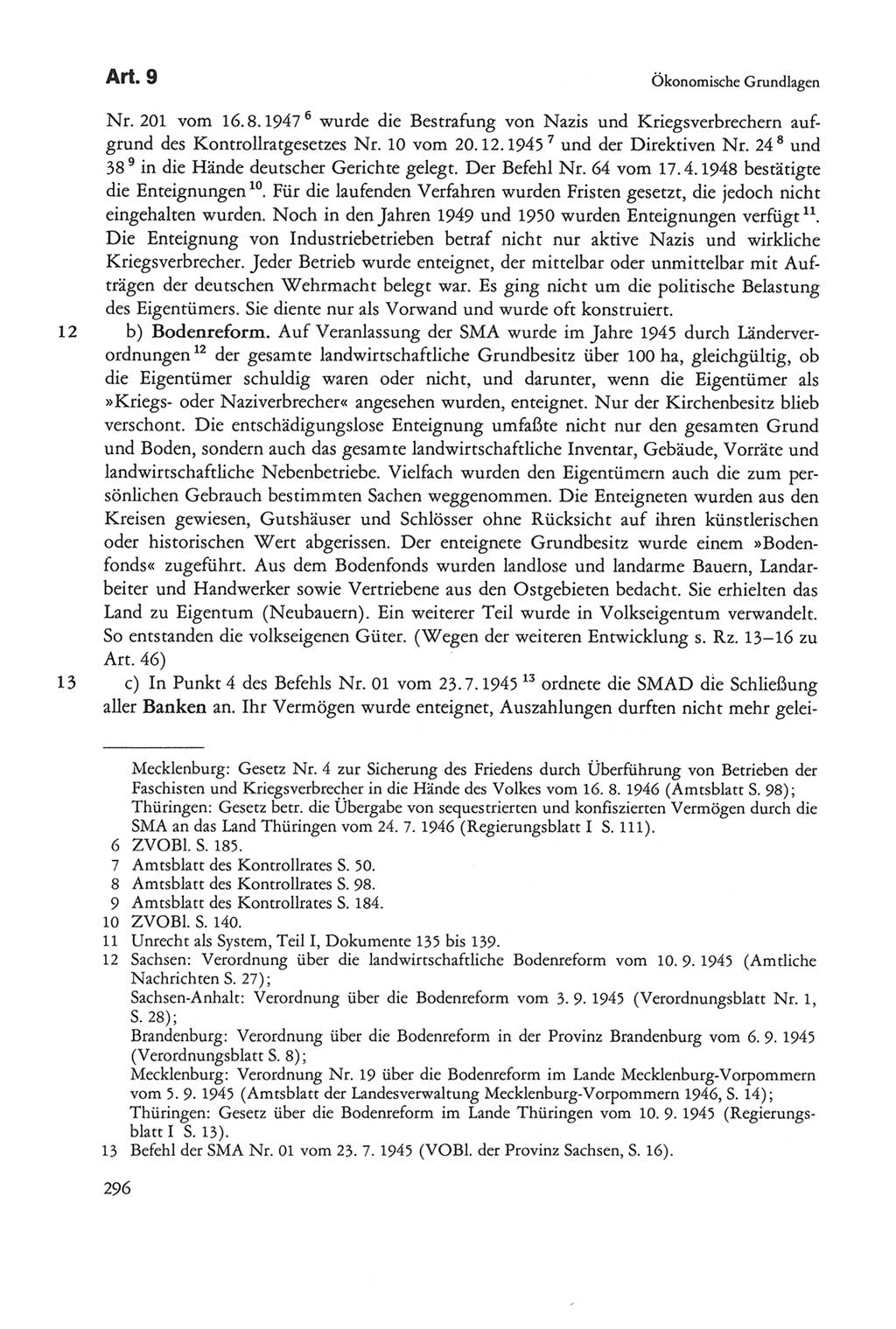 Die sozialistische Verfassung der Deutschen Demokratischen Republik (DDR), Kommentar 1982, Seite 296 (Soz. Verf. DDR Komm. 1982, S. 296)