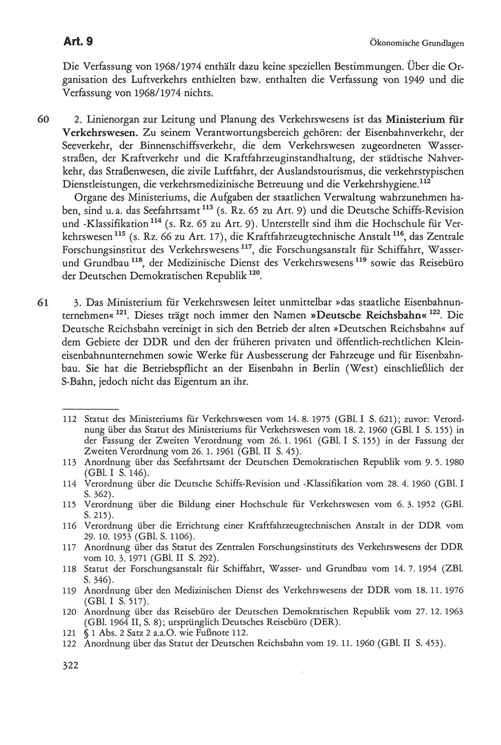 Die sozialistische Verfassung der Deutschen Demokratischen Republik (DDR), Kommentar 1982, Seite 322 (Soz. Verf. DDR Komm. 1982, S. 322)