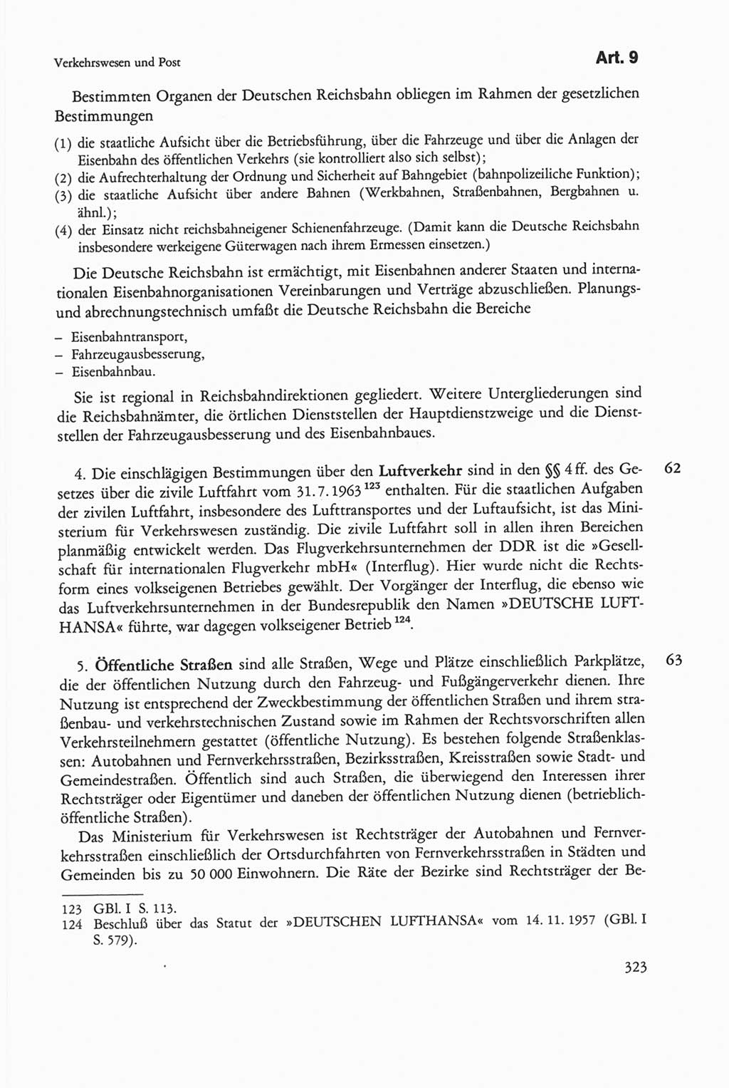 Die sozialistische Verfassung der Deutschen Demokratischen Republik (DDR), Kommentar 1982, Seite 323 (Soz. Verf. DDR Komm. 1982, S. 323)