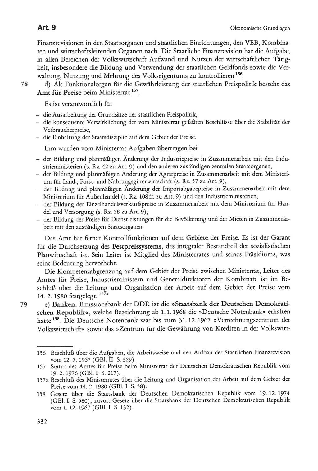 Die sozialistische Verfassung der Deutschen Demokratischen Republik (DDR), Kommentar 1982, Seite 332 (Soz. Verf. DDR Komm. 1982, S. 332)