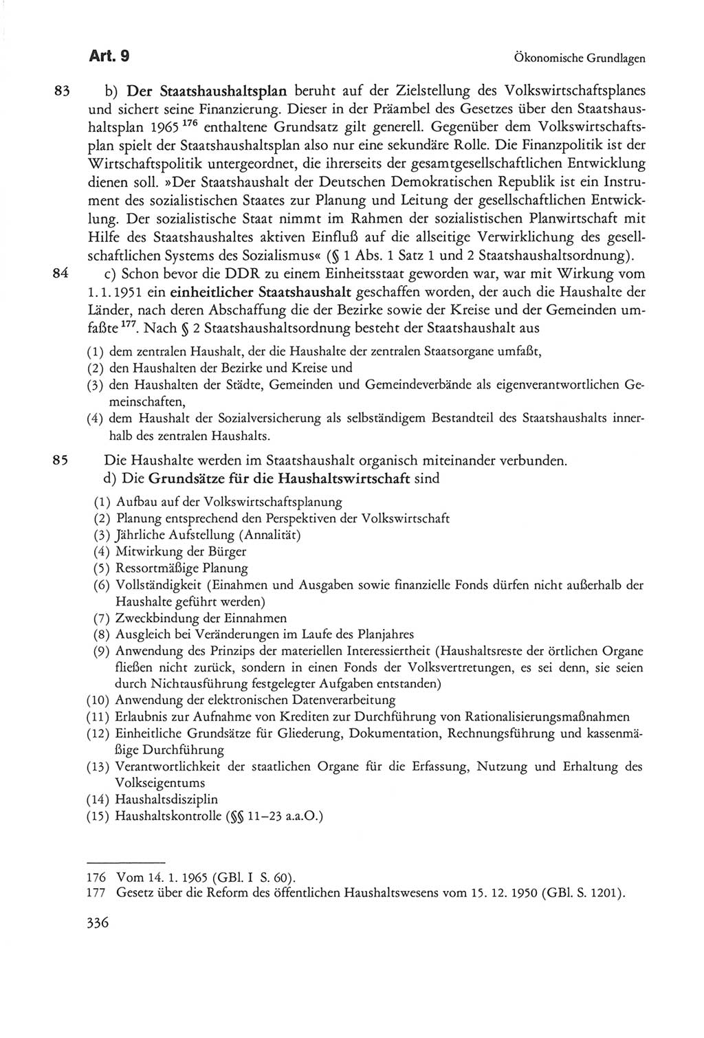 Die sozialistische Verfassung der Deutschen Demokratischen Republik (DDR), Kommentar 1982, Seite 336 (Soz. Verf. DDR Komm. 1982, S. 336)