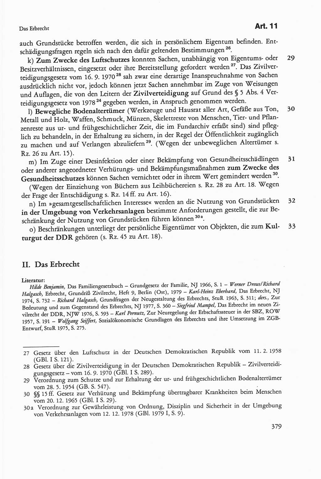 Die sozialistische Verfassung der Deutschen Demokratischen Republik (DDR), Kommentar 1982, Seite 379 (Soz. Verf. DDR Komm. 1982, S. 379)