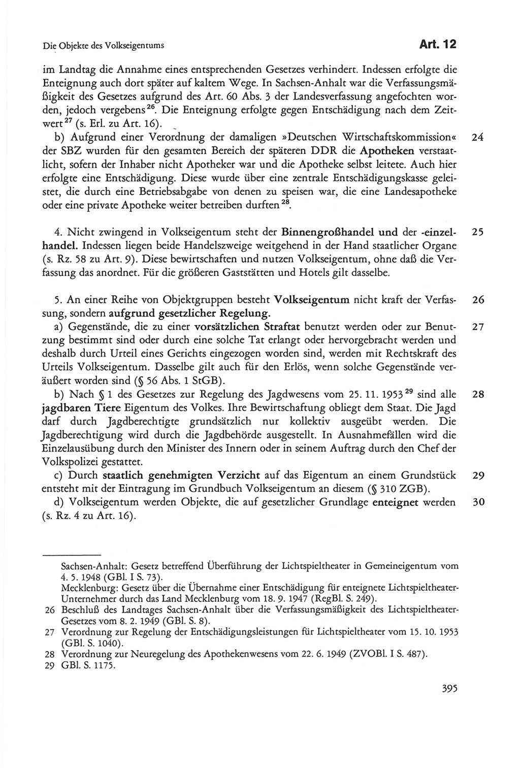 Die sozialistische Verfassung der Deutschen Demokratischen Republik (DDR), Kommentar 1982, Seite 395 (Soz. Verf. DDR Komm. 1982, S. 395)