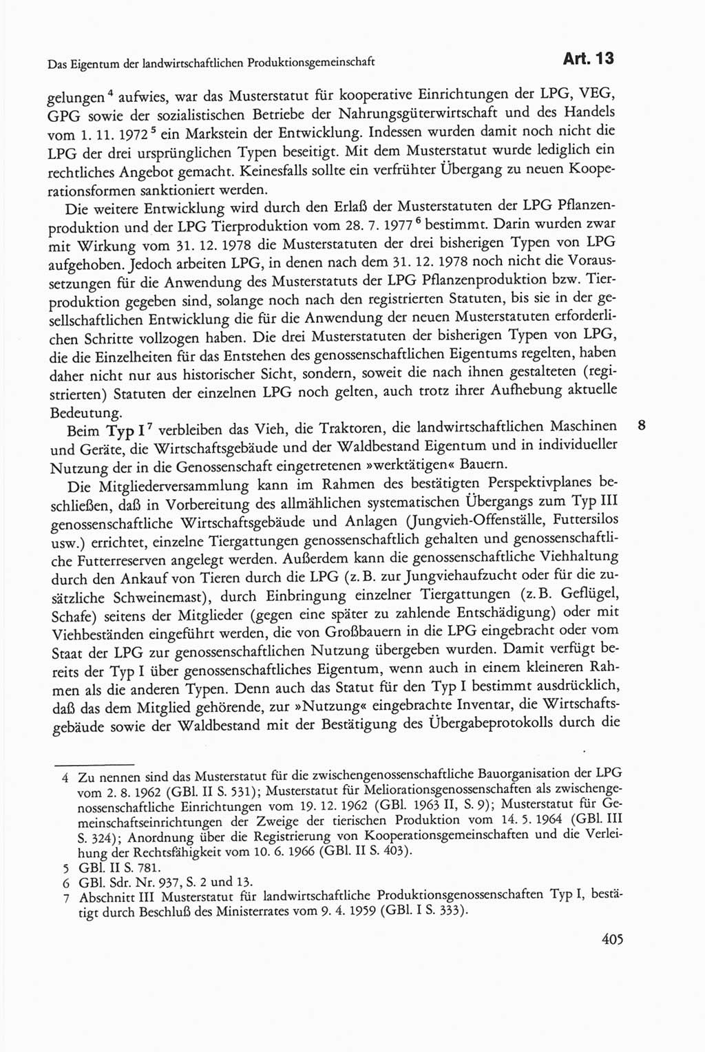 Die sozialistische Verfassung der Deutschen Demokratischen Republik (DDR), Kommentar 1982, Seite 405 (Soz. Verf. DDR Komm. 1982, S. 405)